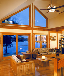 Timber Frame Construction Interior